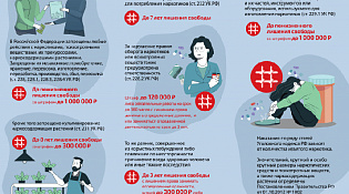    С целью профилактики  преступлений предусмотренных статьей 228 УК РФ информируем