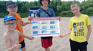 Песочные фантазии на городском  пляже
