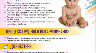 Грудное вскармливание - залог здоровья малыша!