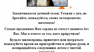 Вниманию дачников и садоводов