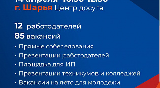 14 апреля пройдет Ярмарка трудоустройства